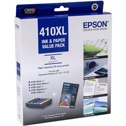 Epson 410XL Inkjet Cartridge High Yield Value Pack