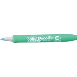 Artline Decorite Markers 1.0mm Bullet Pastel Green Pack Of 12
