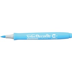 Artline Decorite Brush Markers Pastel Blue Pack Of 12