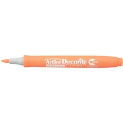 Artline Decorite Brush Markers Pastel Orange Pack Of 12
