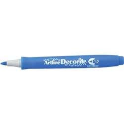 Artline Decorite Markers 1.0mm Bullet Standard Blue Pack Of 12