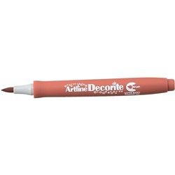 Artline Decorite Brush Markers Standard Brown Pack Of 12