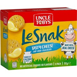 Uncle Toby's Le Snak Tasty Cheese 132g 132g