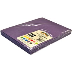 Rainbow Spectrum Board A4 220gsm Purple 100 Sheets
