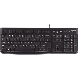 Logitech K120 Wired Keyboard USB Black
