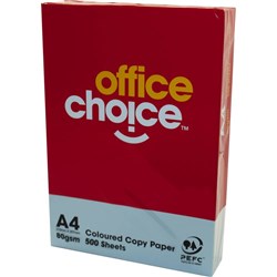 Office Choice Tinted Paper A4 80gsm Blue Ream of 500