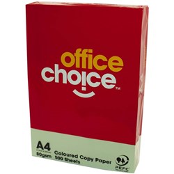 Office Choice Tinted Paper A4 80gsm Green Ream of 500