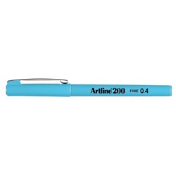 Artline 200 Fineliner Pen 0.4mm Light Blue
