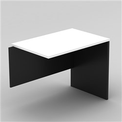 Om Classic Desk Return 1200W x 600mmD White & Charcoal