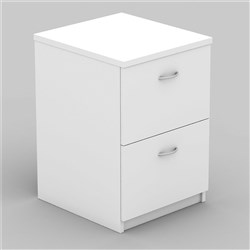 Om Classic Filing Cabinet 2 Drawer All White