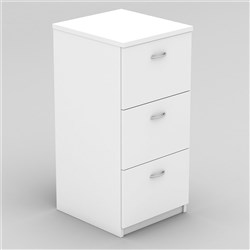Om Classic Filing Cabinet 3 Drawer All White