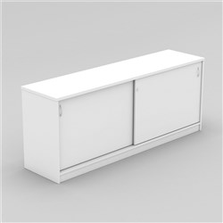 Om Classic Credenza Sliding Doors 1500W x 450mmD All White
