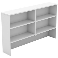 Om Classic Overhead Hutch 4 Shelves 1200mmW All White