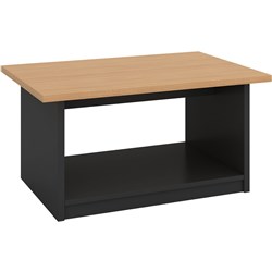 Om Classic Coffee Table 900W x 600mmD Beech & Charcoal