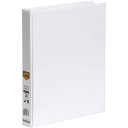 Marbig Clearview Insert Binder A4 White 4D 25mm
