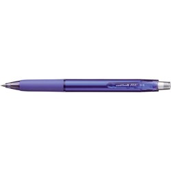 Uni-Ball URN180 RE Erasable Gel Rollerball Pen Retractable Fine 0.5mm Violet