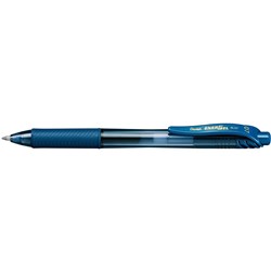 Pentel BL107 Energel X Gel Pen Retractable Fine 0.7mm Navy