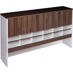 Om Premier Storage Hutch With Doors 1800mm Casnan & White