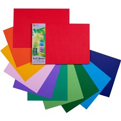 Quill Board A3 210gsm Assorted Pack of 100