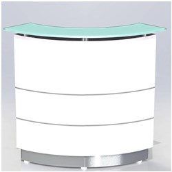 Polaris Reception Counter 920W x 805D x 835H Gloss White