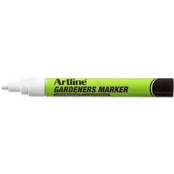 Artline Gardeners Permanent Marker Bullet 1.5mm White