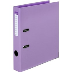 Colourhide Half Lever Arch Binder A4 50mm Plastic Purple