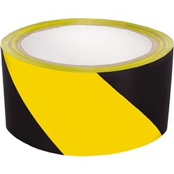 Cumberland Warning Tape 48mmx45m Black & Yellow