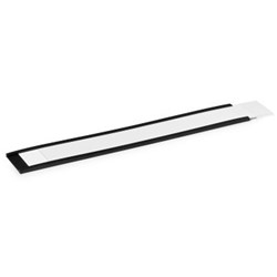 Durable Magnetic C-Profile Strips 30x200mm Charcoal Pack of 20