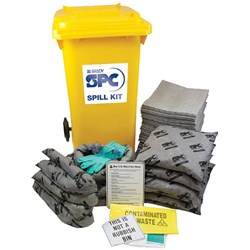 SPC Mobile Spill Kit Large Chemical 240L Grey