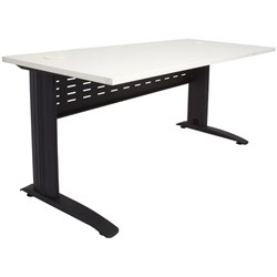 Rapid Span Open Straight Desk 1200W x 700mmD White & Black