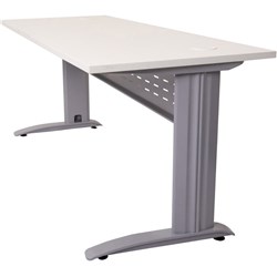 Rapid Span Open Straight Desk 1200W x 700mmD White & Silver