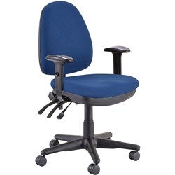 Buro Verve High Back Task Chair With Arms Navy