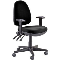 Buro Verve High Back Task Chair With Arms Black