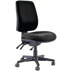 Buro Roma High Back Task Chair 3 Lever No Arms Black