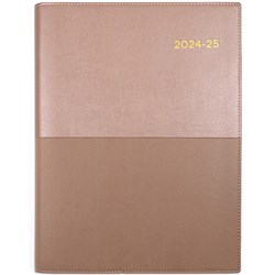 Collins Vanessa Financial Year Diary Week To View A4 1Hr Rose Gold