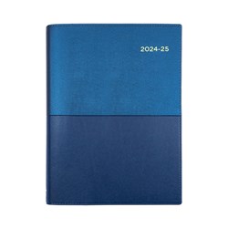 Collins Vanessa Financial Year Diary A5 Week to Opening 1Hr Navy Blue