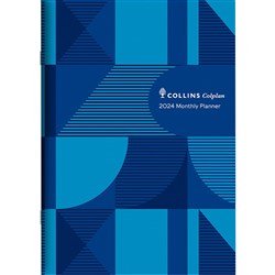 Collins Colplan Planner Month To View A4 Blue Geo