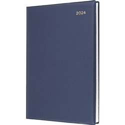 Collins Belmont Manager Diary Day To A Page 190X260mm Navy