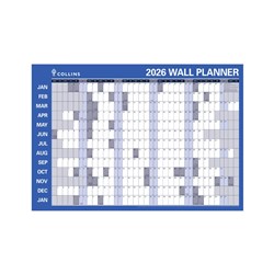 Collins Wall Planner Double Sided 990 X 686mm Roll Up