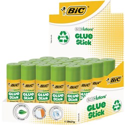 Bic Eco Glue Stick 21g Box of 20