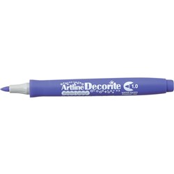 Artline Decorite Markers 1.0mm Bullet Pastel Purple Pack Of 12