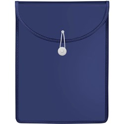 Marbig Document Wallet A4 Top Load Navy