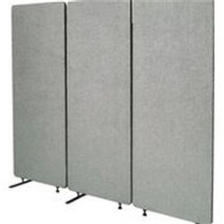 Visionchart ZIP Acoustic Divider Screen 3 Panel Silver