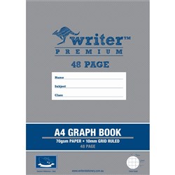 Writer Premium Graph Book A4 10mm 48 Page - Boat