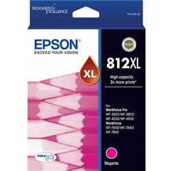 Epson 812XL DURABrite Ultra Ink Cartridge Magenta High Capacity