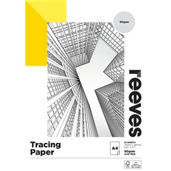 Reeves Tracing Paper Pad A4 90gsm 25 Sheets