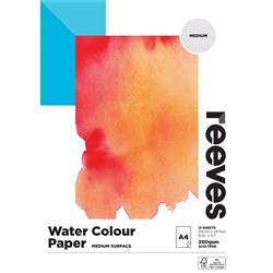 Reeves Watercolour Pad A4 200gsm 12 Sheets
