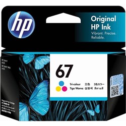 HP 3YM55AA 67 Ink Cartridge Tri Colour