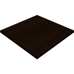 Square Table Top Only For Indoor or Outdoor Use Size 600Wx600Dmm Wenge Finish