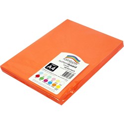 Rainbow System Board A4 150gsm Orange 100 Sheets